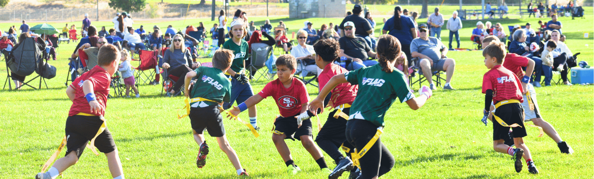 Caldwell Recreation's 2025 NFL Flag Football League in action